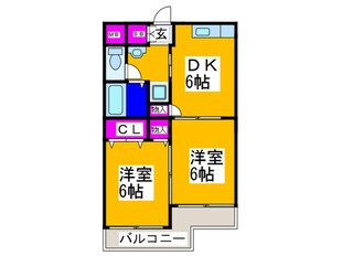 サニ－ハイツ長吉の物件間取画像